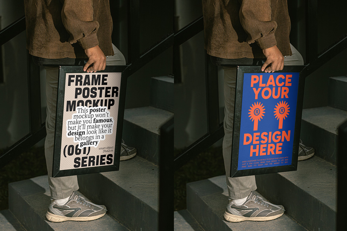 Frame Poster Mockup - VOL 4, a Product Mockup by Simetrica Labs (Photo 3 of 3)
