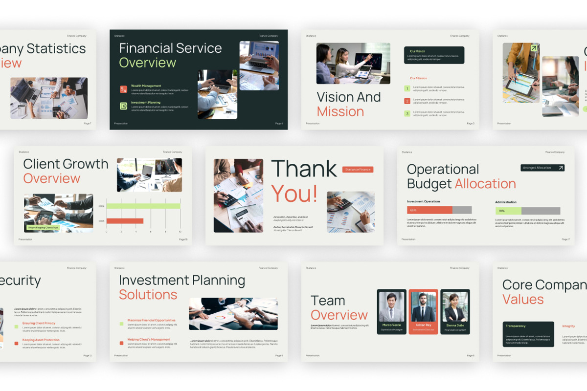 Finance Company Google Slides, a Presentation Template by Loin Studio (Photo 4 of 4)
