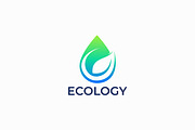Ecology Water Leaf Logo, a Branding & Logo Template by Signatoro (Thumbnail 1 of 3)