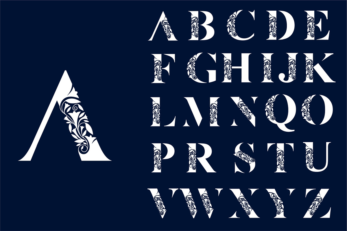 alphabets A to Z  design vector, a Branding & Logo Template by BARONSTD (Photo 4 of 4)