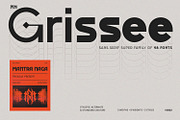 MN Grissee - Sans Serif Font Family, a Sans Serif Font by Mantra Naga (Thumbnail 1 of 16)