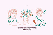 BLOOM floral spring summer bundle, a Seasonal Illustration by Lena Nikolaeva (Thumbnail 10 of 14)