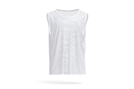 White Football Bib Vest 3D Model, an Object 3D Model by rebrandy