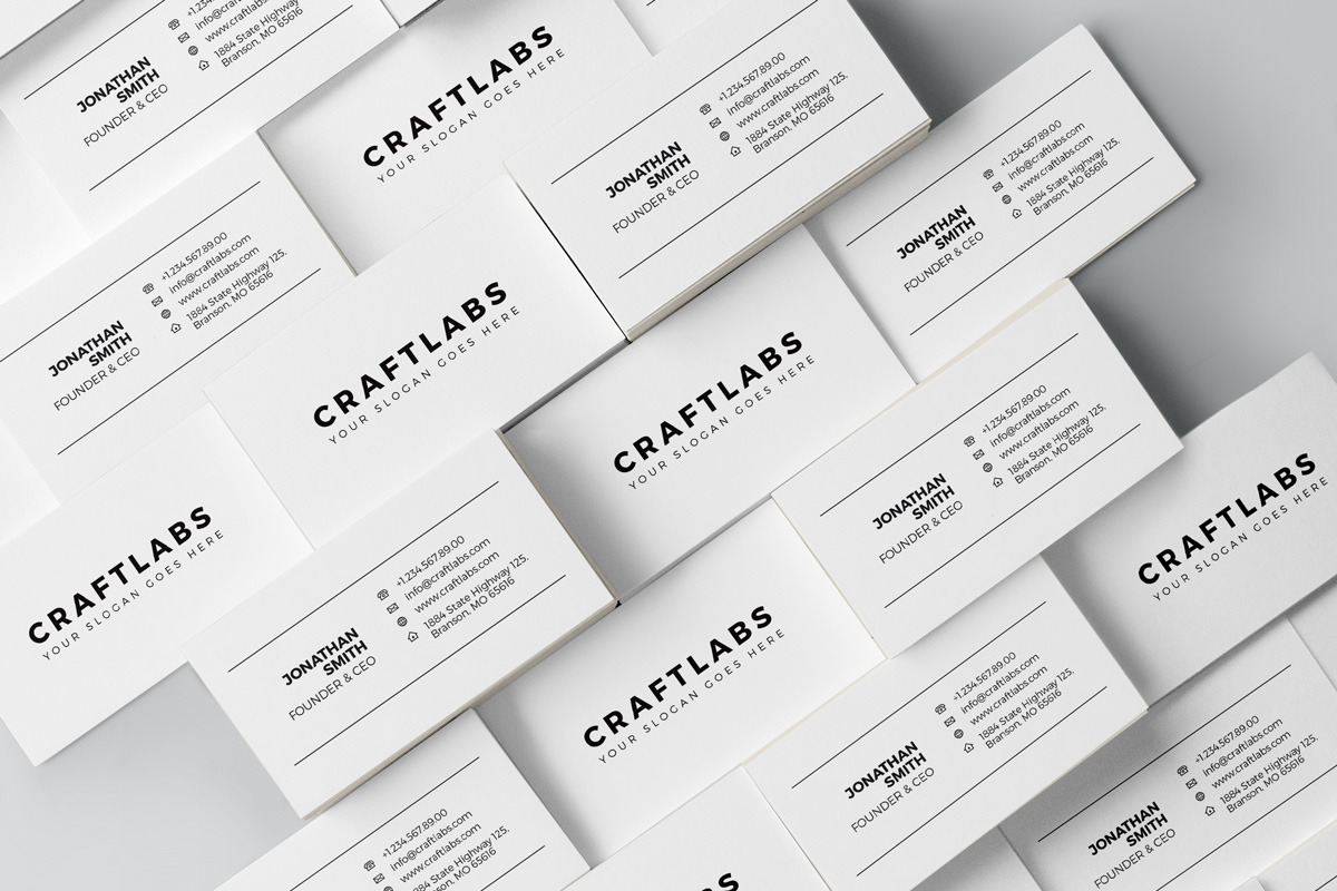 Simple Minimal Business Card - 52, a Business Card Template by ND Design (Photo 4 of 7)