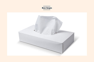 Tissue Paper Box Packaging Mockup