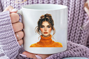 Whimsical Teacher Themed Woman Clip, an Illustration by Rose Art (Thumbnail 4 of 7)