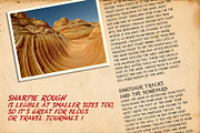Sharpie Rough typeface, a Font by Graphic Bandits (Thumbnail 5 of 5)