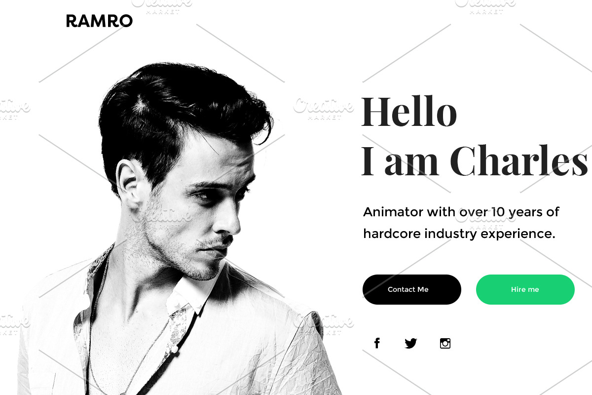 Ramro Web UI Kit - About us, an UI Kit Template by Danfe Designs (Photo 5 of 11)