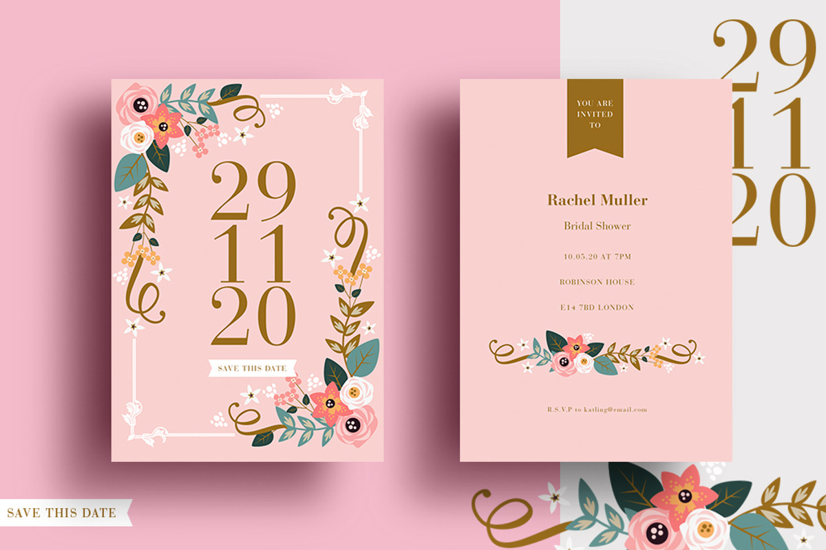 Windsor Romantic Invitation, an Invitation Template by Werlang Paper (Photo 1 of 2)