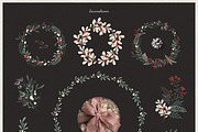 Winter Foliage Christmas Collection, a Decorative Illustration by Elena Paletskaya (Thumbnail 5 of 8)