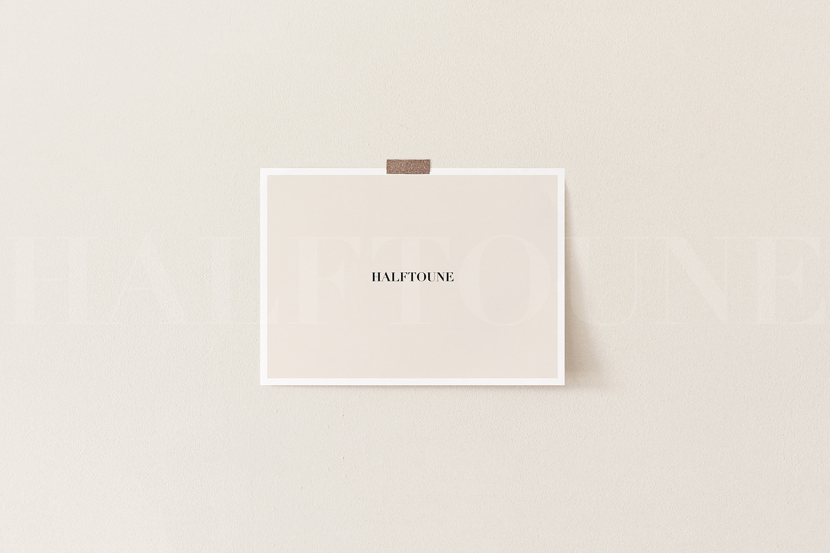Mockup Landscape Art Print on Wall, a Graphic by HALFTOUNE (Photo 5 of 6)