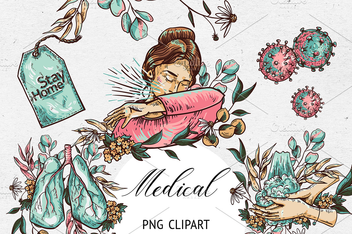 Healthcare Medical Equipment Clipart, a Food Illustration by Belusuab (Photo 1 of 6)