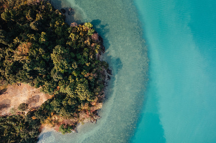 Island scenery and blue sea in the morning, a Nature Photo by Art Rachen