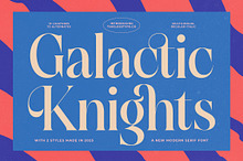 Galactic Knights Modern Serif