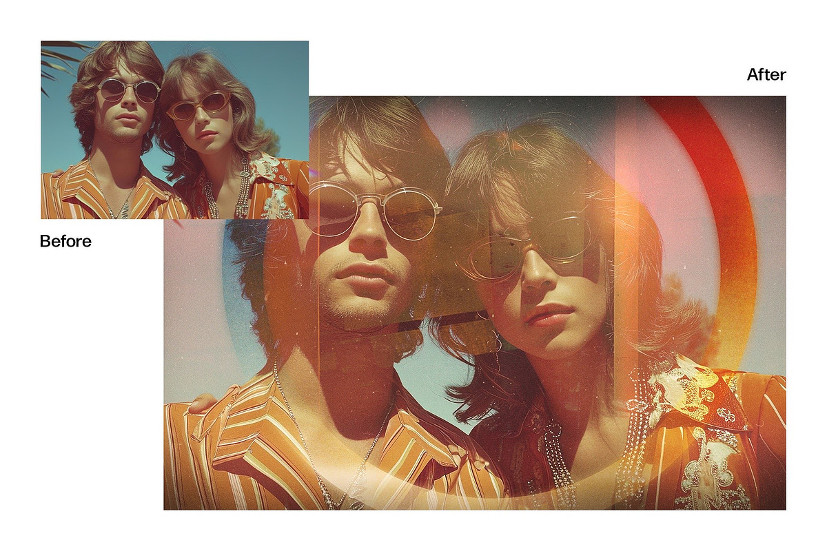 Retro Film Burn Photo Effect, a Layer Style Add-On by DesignerCandies (Photo 4 of 7)