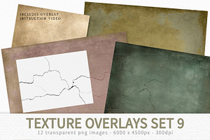 Texture Overlays Set 9