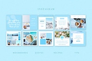 Blue | Instagram templates pack, a Social Media Template by Nassiie (Thumbnail 2 of 4)