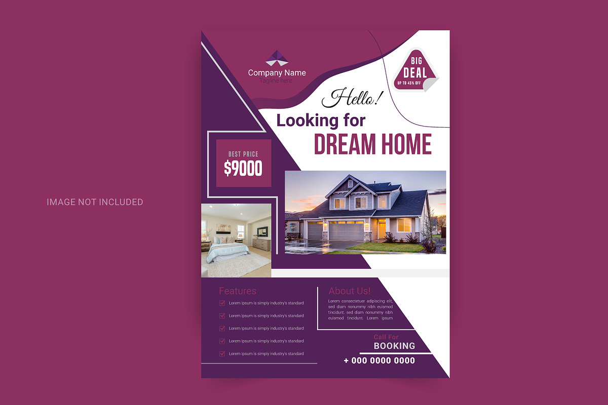 Flyer For Luxury House Sale, a Flyer Template by hkmonir (Photo 3 of 3)