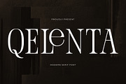 Qelenta - Modern Serif Font, a Serif Font by AmorfaType (Thumbnail 1 of 10)
