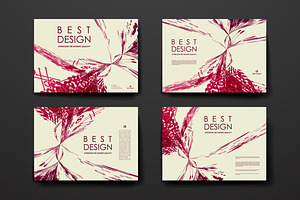 Set Of Beautiful Brochures