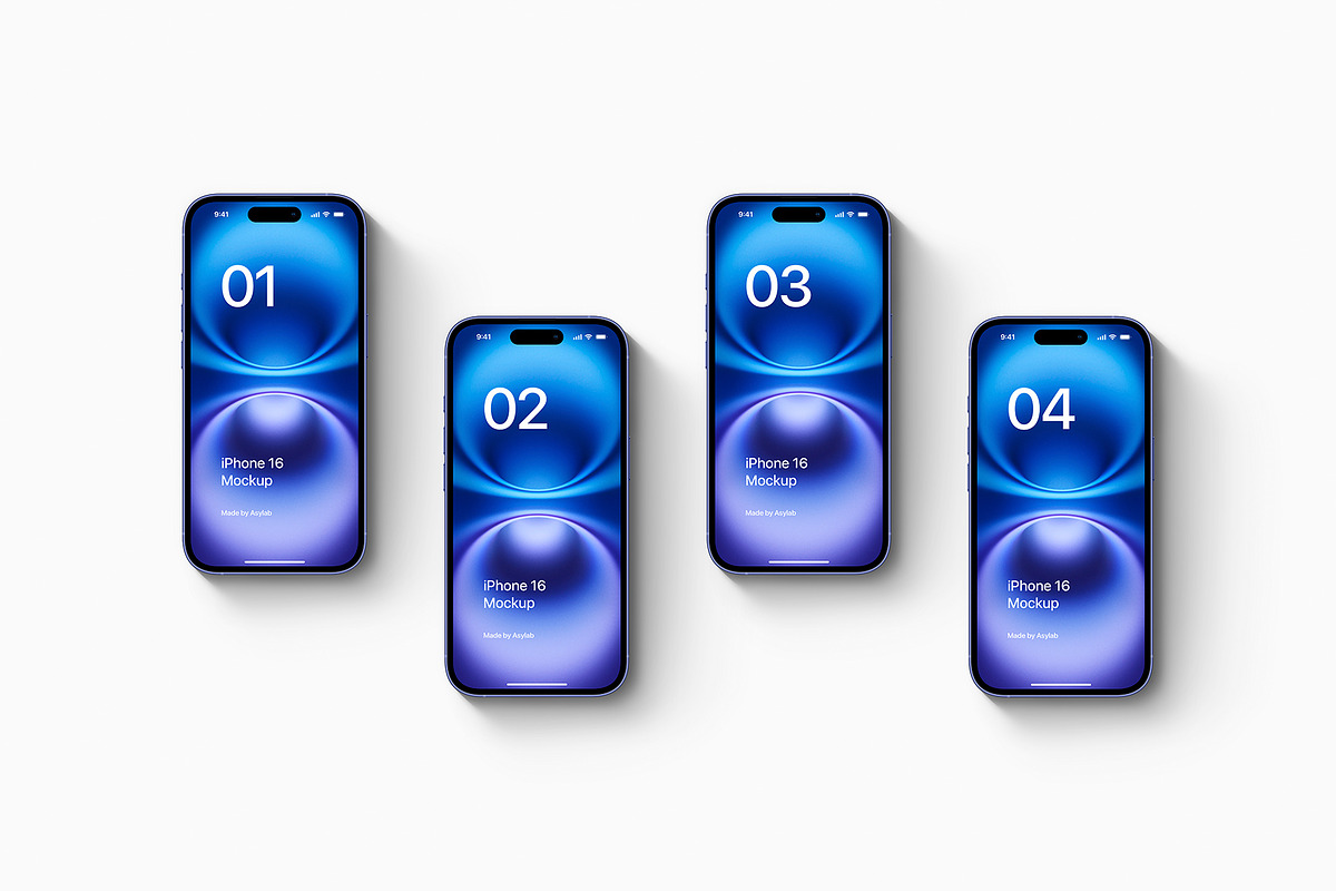iPhone 16 - 24 Mockups Scenes, an iPhone Mockup by Asylab (Photo 17 of 58)