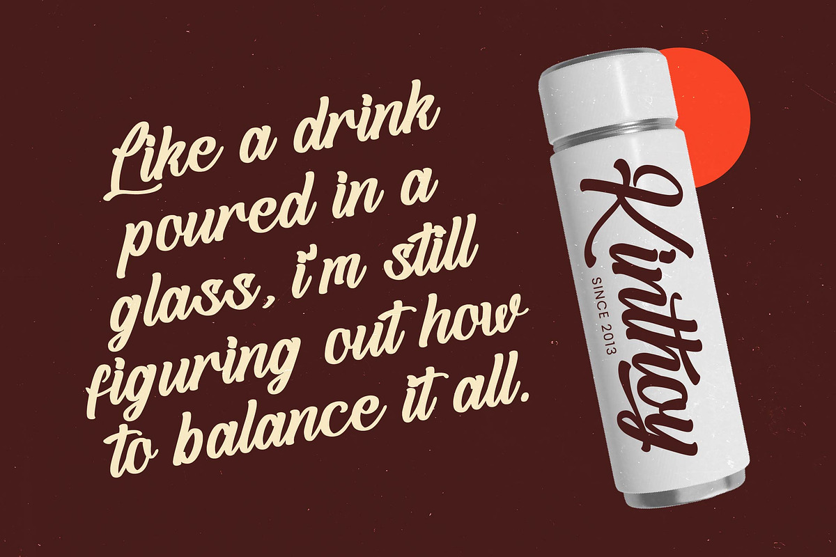 Blathie Bold Calligraphy Font, a Script Font by stylishtype.co (Photo 13 of 19)