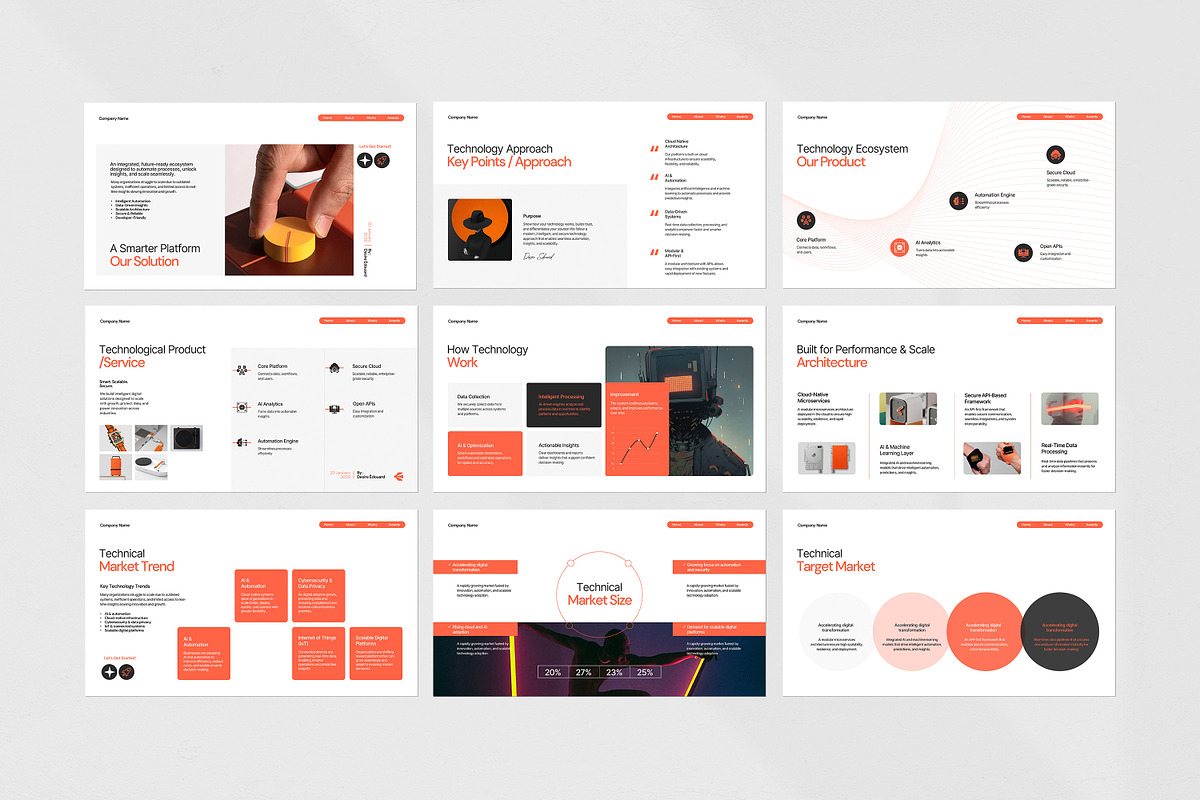 Future With Technology Presentation, a Presentation Template by evgenystudio (Photo 9 of 10)