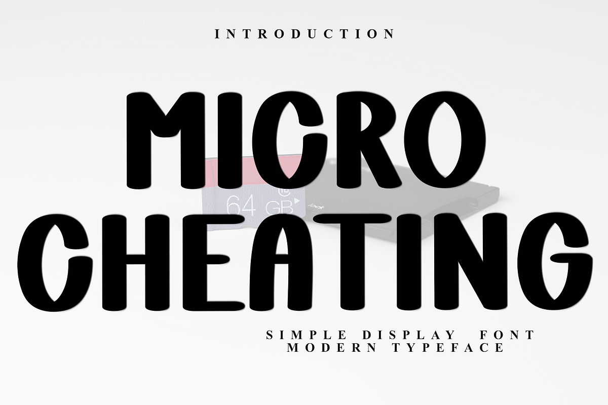 Micro Cheating, a Script Font by FreshTypeINK (Photo 1 of 8)
