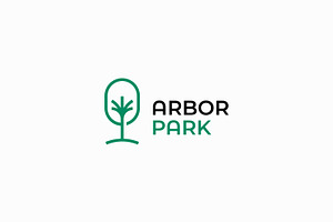 Arbor Park Logo Brand Identity, a Branding & Logo Template by Signatoro