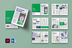 Healthy Simple Theme Newsletter, a Brochure Template by UICreative