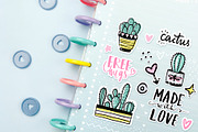 Cacti set. Vector cactus., a Decorative Illustration by Yana Lesiuk (Thumbnail 3 of 5)