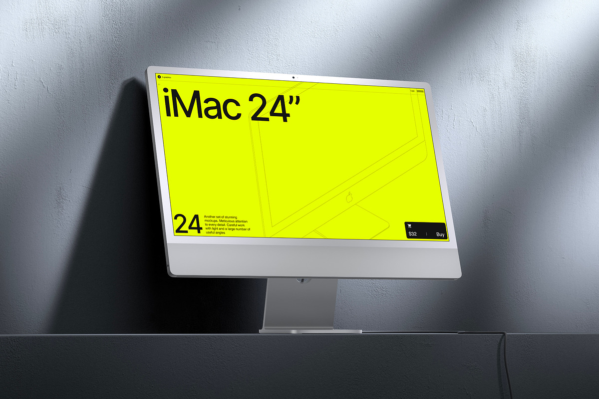 G-Mockups: iMac 24 Inch, a Mac Mockup by ls.graphics (Photo 8 of 9)