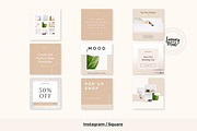 Natural | Instagram Template, a Social Media Template by January Made Design (Thumbnail 2 of 5)