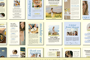 117-Page Canva Workbook Template