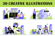 30 Creative Concept Illustrations, a Person Illustration by alexdndz (Thumbnail 1 of 9)