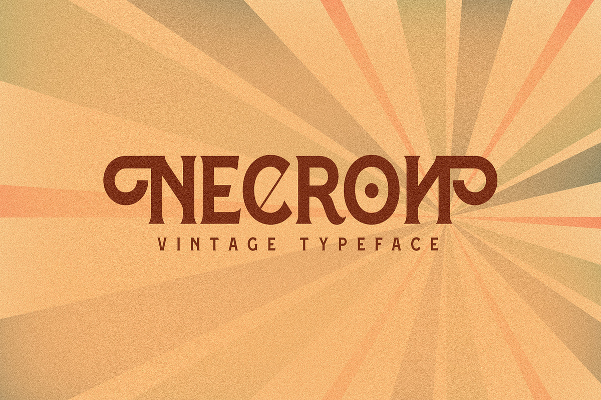 Necron, a Font by INKSUN™ (Photo 1 of 7)