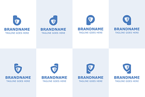 Letter B D P Q Shield Modern Logo, a Branding & Logo Template by Pray Art Design Studio