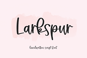 Larkspur | Handwritten Script Font, a Script Font by KA Designs (Thumbnail 1 of 9)