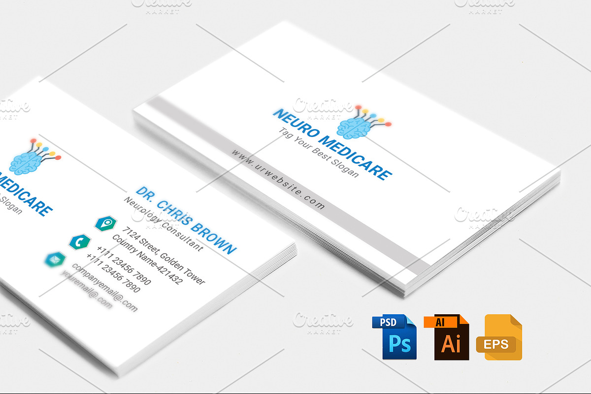 Madicare Business Card, a Business Card Template by graphicsunday (Photo 2 of 4)