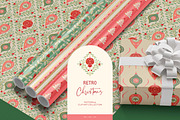 Retro Christmas Patterns & Clip Art, a Pattern Graphic by Eclectic Anthology (Thumbnail 11 of 17)