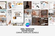 Skincare Canva Social Media Bundle, a Marketing Template by Snapybiz (Thumbnail 1 of 10)
