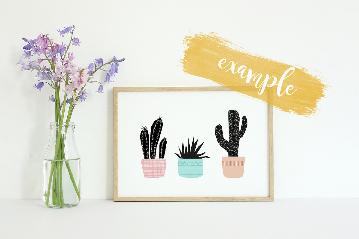 Spring Frame Mockup Bundle, A4 Frame, a Print Template by YOYO Photo (Photo 6 of 10)