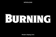 Burning Display Font, a Serif Font by Luna Shop (Thumbnail 1 of 5)