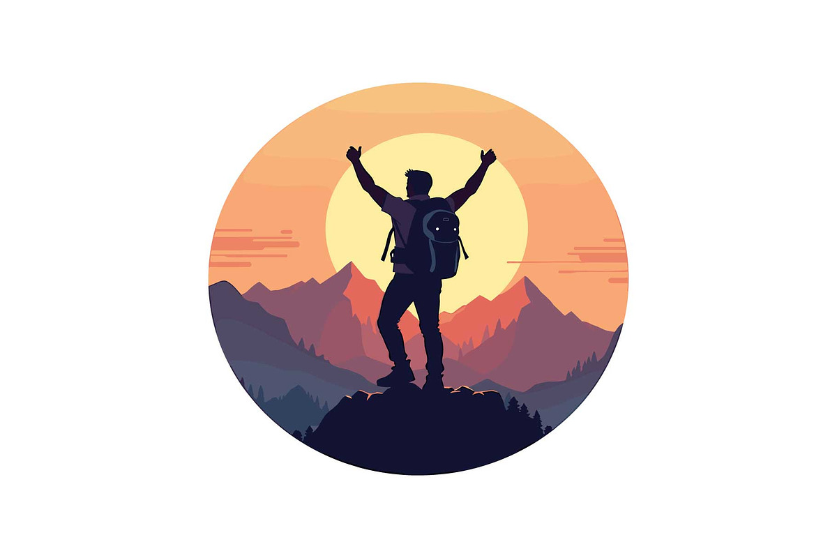 Mountain Explorer 12 Silhouette Set, an Object Graphic by yasushie (Photo 4 of 13)