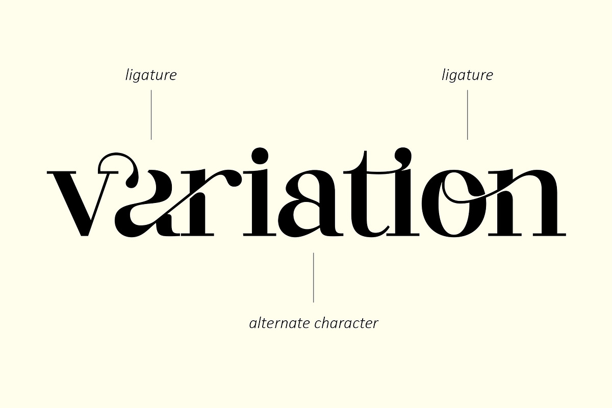chatime - a bold ligature font, a Serif Font by NYDESIGN (Photo 2 of 11)
