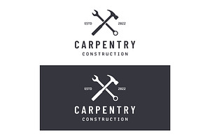 Crossed hammer logo template design, a Design Template by LOGOCREATIVE