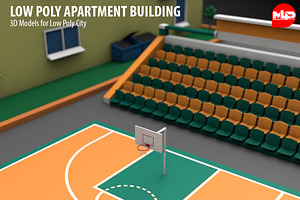 Low Poly Apartment Building