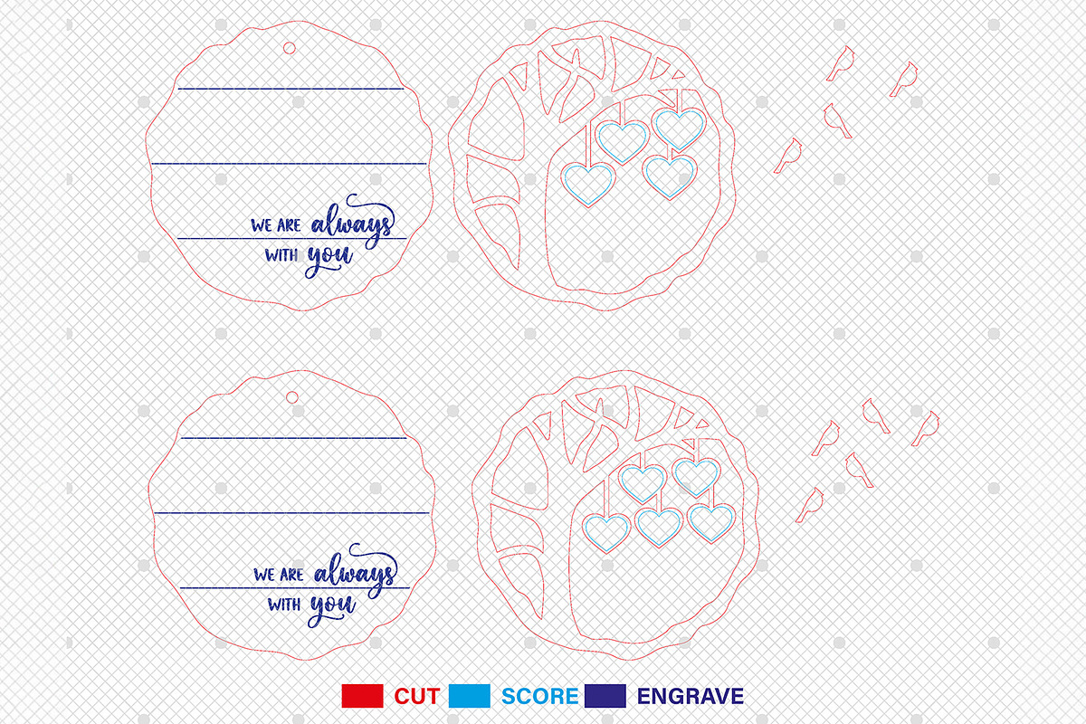 Memorial Ornament Svg, a Pattern Graphic by Lasercutiny (Photo 2 of 2)