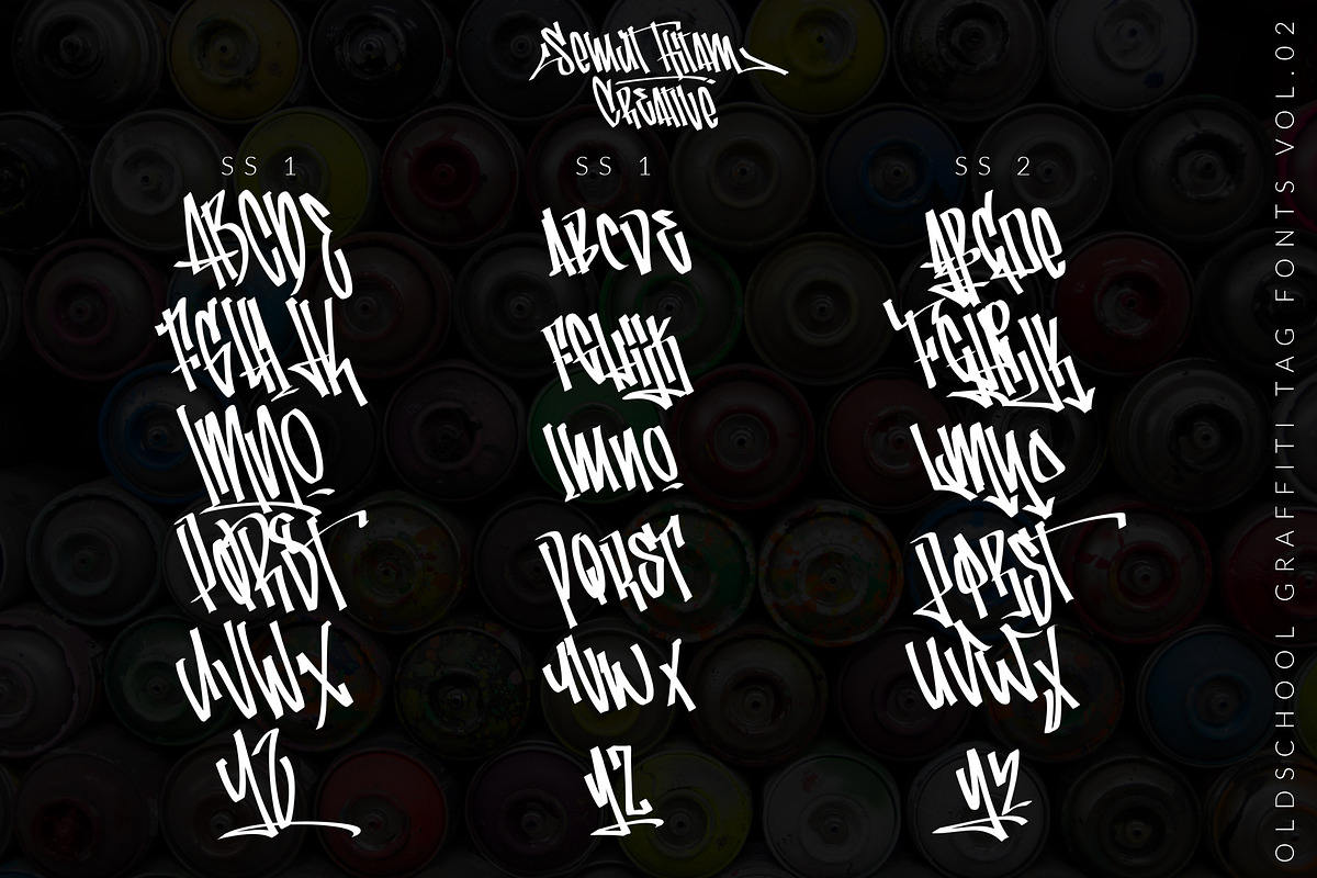 Street Wars - Graffiti Fonts, a Blackletter Font by SemutHitam Creative (Photo 10 of 13)