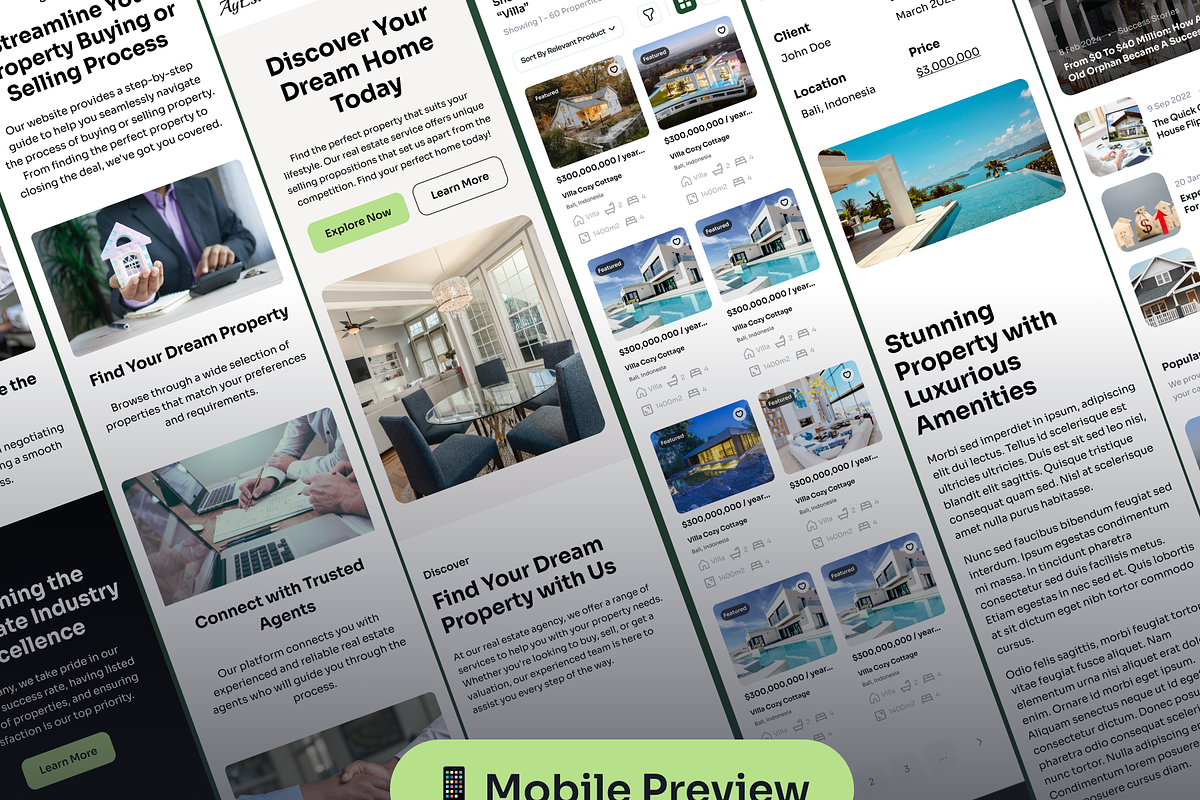 AyEstate - RealEstate Website UI Kit, an UI Kit Template by Moni Studio (Photo 5 of 6)
